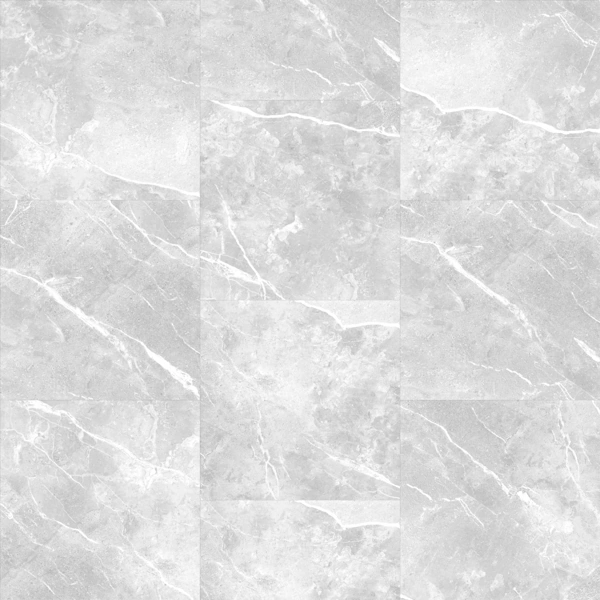 Light grey marble veined Montilla Square Tiles in Argon